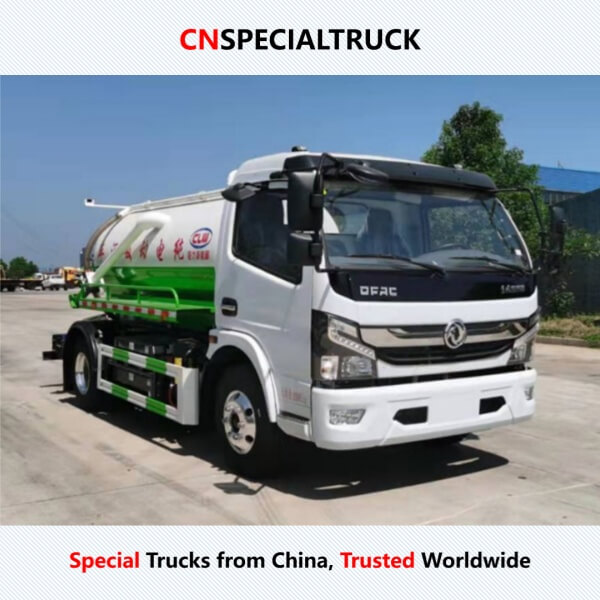 东风凯普特9吨电动吸污车CL5090GXWBEV