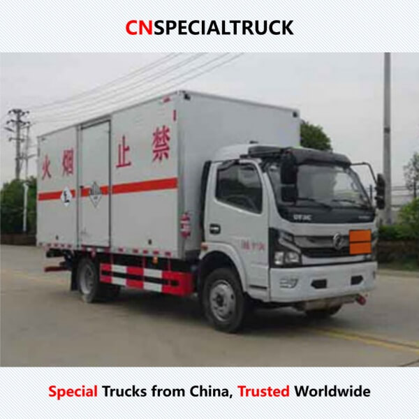 东风多利卡D7杂项危险品厢式运输车HCQ5125XZWEQ6