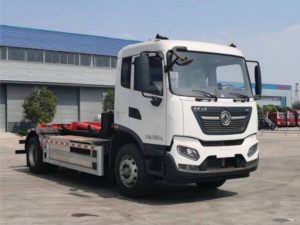 东风天锦18吨电动勾臂垃圾车CL5180ZXXBEV