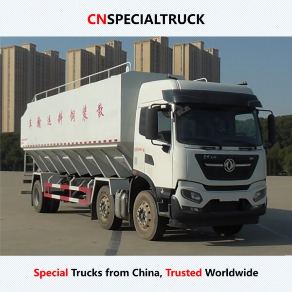 东风天锦小三轴25吨散装饲料车DFH5250ZSLEXA