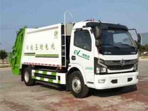 东风福瑞卡9吨电动压缩垃圾车CL5091ZYSBEV