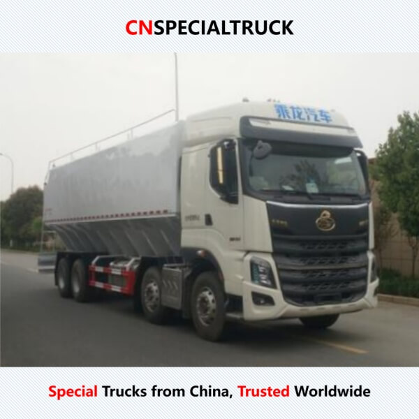 柳汽前四后八31吨散装饲料车HTX5310ZSLL7