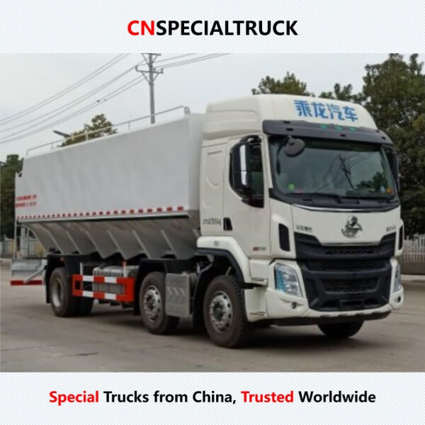 柳汽小三轴25吨散装饲料车HNY5250ZSLL6