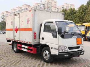 江铃顺达易燃气体厢式运输车HCQ5042XRQJX6ZH