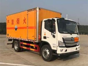 福田欧马可腐蚀性物品厢式运输车HCQ5120XFWBJ6