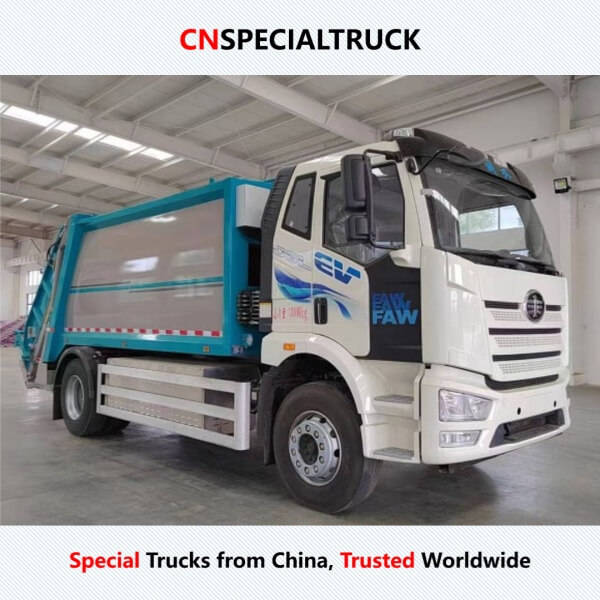 解放18吨电动压缩垃圾车CL5182ZYSBEV