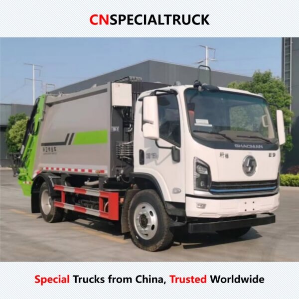 陕汽12吨电动压缩垃圾车CL5122ZYSBEV