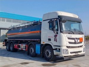 福田欧曼18方腐蚀性物品罐式运输车CL5320GFWB6