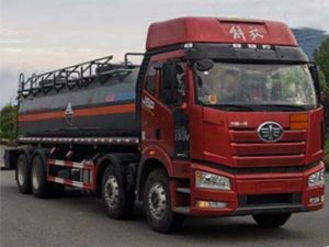 解放19方腐蚀性物品罐式运输车CL5320GFWC6