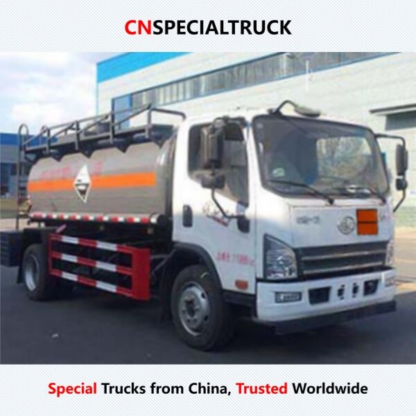 解放6方腐蚀性物品罐式运输车CL5120GFWC6