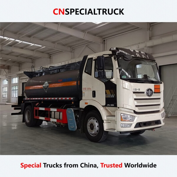 解放9方腐蚀性物品罐式运输车CL5180GFWC6